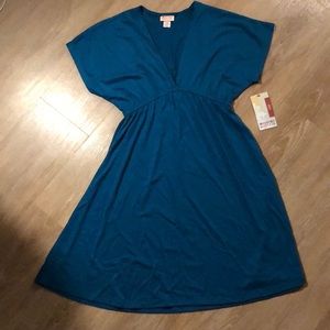 Mossimo supply co. blue short sleeve dress